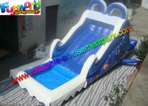 Wholesale Commercial PVC Tarpaulin Blue Kids Water Slide Inflatable Water Game Toys from china suppliers
