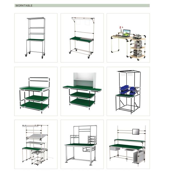 Multi Purpose ESD Storage Racks Plastic Coated Diameter 28mm Metal Lean Pipe
