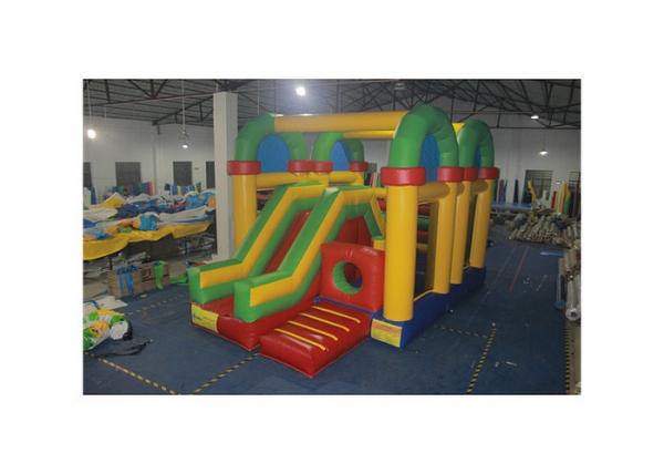 Quality Kids Large Inflatable Slide , Commercial Grade Basic Blow Up Inflatable Bouncer Slide for sale