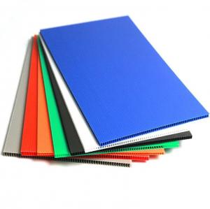 China Polypropylene Hollow Sheet Recycled Rigid Fluted Twinwall Board on sale