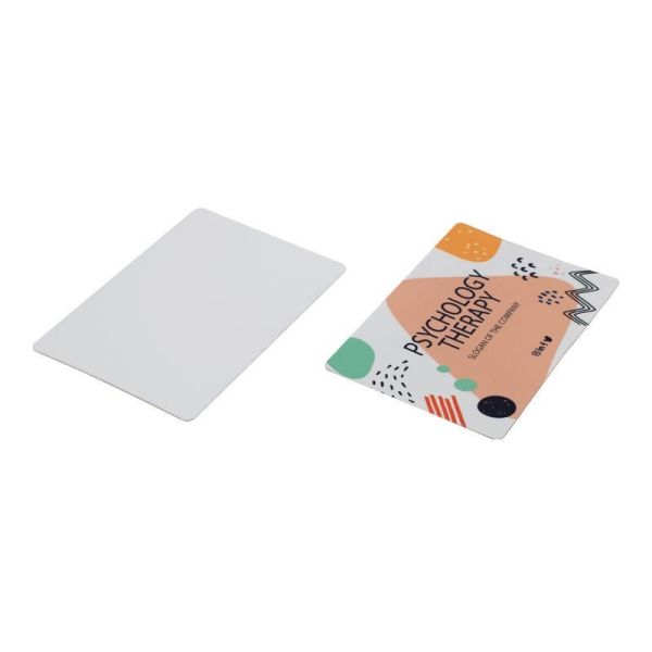DIY Personalized Double-Sided Printable Sublimation Plastic Business Card Blanks Custom Name Card