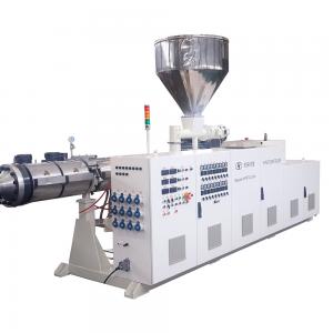China Counter Rotating Parallel Twin Screw Extruder Plastic Extrusion Machine HYPS92/28 on sale
