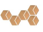 DIY Hexagon Bulletin Board Tiles Adhesive