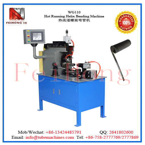pipe bender for heater tubular