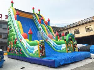 Wholesale 11X6X9m Commercial Inflatable Slide , PVC Tarpaulin Blow Up Jumping Castle from china suppliers