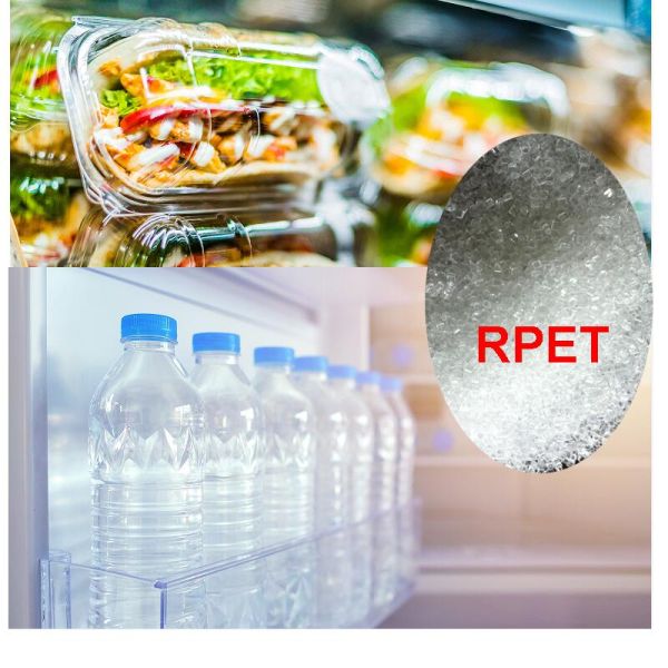 Bottle Plastic RPET Granules Food Grade Recycled PET Pellets