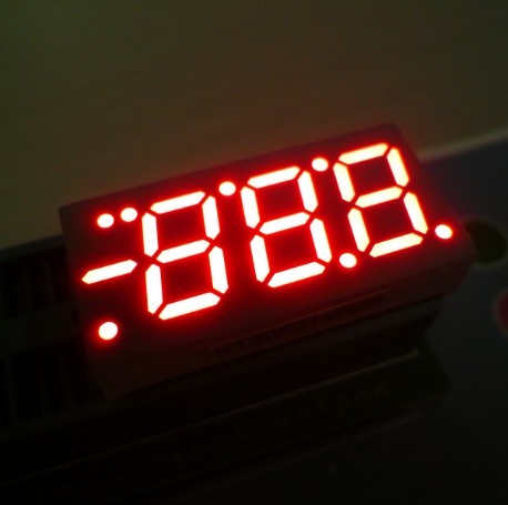 Blue / Red / Green 0.52 Inch 3 Digit Seven Segment LED Display For Heating and Cooling