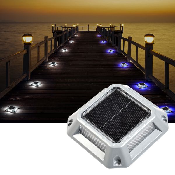 Solar LED Deck Light IP68 Waterproof Garden Stairs Path Light