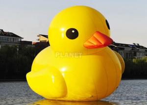 China Duck Buoy Children Rubber Duck Inflatable Yellow Duck For Water Game on sale