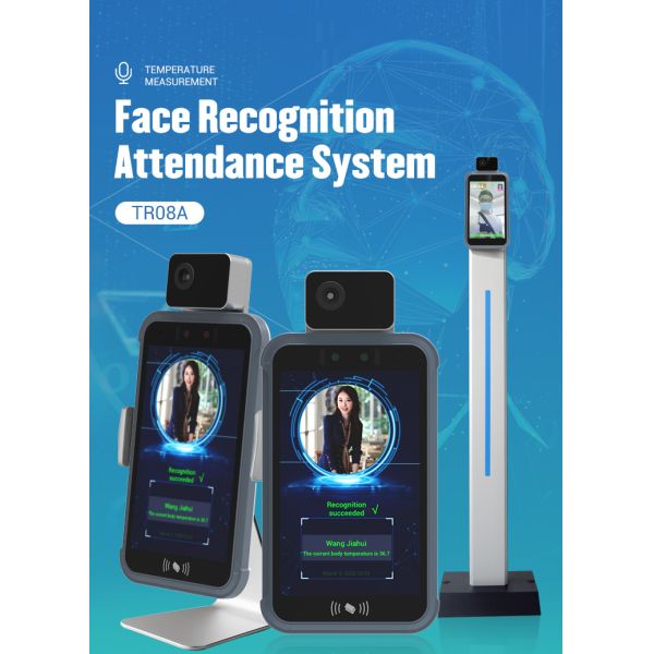 8 inch US Smart Health Code Scanner Use For Multi Country With Temperature Measuring