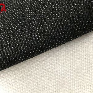 Water Jet Plain Weaving Fusing Interlining Fabric PA Double Dot