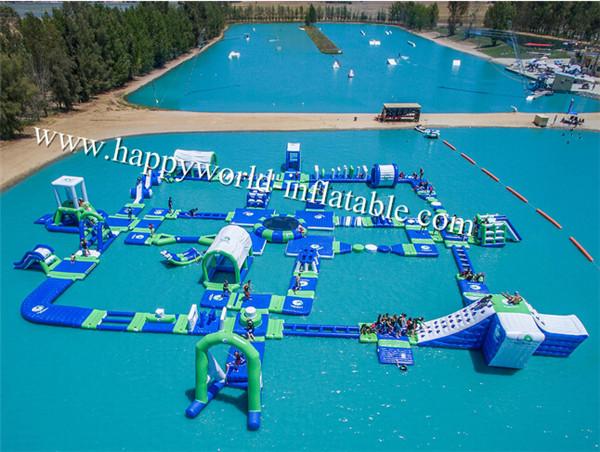 Quality Inflatable Aqua park , inflatable giant water park , floating water park construction for sale
