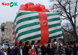 Wholesale Oxford Cloth Inflatable Christmas Gift Box Helium Parade Balloon from china suppliers