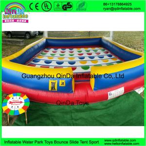 China kids sport games new square playing game mat large inflatable twister game for sale on sale