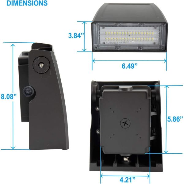 Engineering specific LED floodlight with full cutoff design, 7200 lumens, 20-120W, IP65 waterproof building projection light