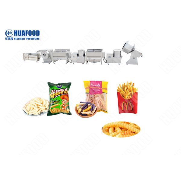 Quality Semi Automatic Potato Chips Processing Machine Potatoes Processing Line Price for sale