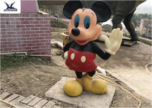 Wholesale Cartoon Life Size Fiberglass Statues Lovely Park Decoration Mickey Mouse Statues from china suppliers