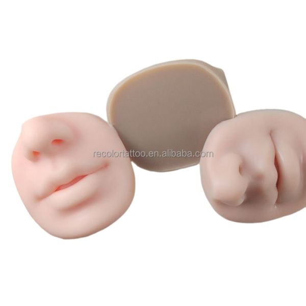 Silicone Tattoo Model for Practice Human Body Ear Nose Lip Display Piercing Training Permanent Makeup Tool