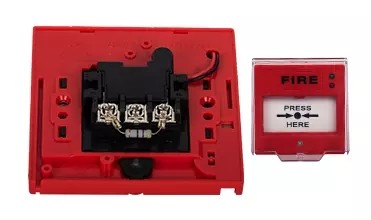 Fire Fight Equipment Emergency Push Button Fire Manual Call Point With Led Indicator