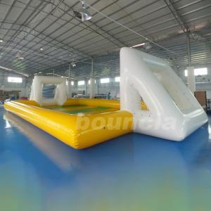 Wholesale Huge Inflatable Football Field, Air Sealed Inflatable Soap Soccer Field from china suppliers