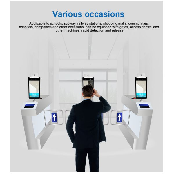 RGB IR Face Recognition Temperature Camera