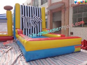China Inflatable sticky wall, bungee run, inflatable sport game (children & adults both ok) on sale
