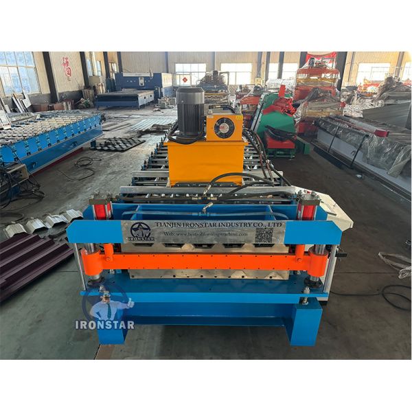 “Automatic PLC 5 Rib 6 Rib Trapezoidal Roof Sheet Double Layer Roll Forming Machine Market High Precision 5 Rib 6 Rib Trapezoidal Sheet Double Layer