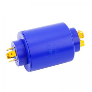 China 6 circuits 20A, 2 circuits 5A Pin Connection Slip Ring of 8 Circuits 360° Rtating Transmission on sale