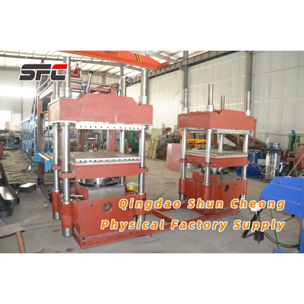 Factory Direct Supply Double-Plate Vulcanizing Machine with Simultaneous Operation for Rubber Vulcanizing Press