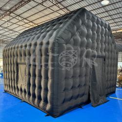 China Outdoor Portable Blow Up LED Light Disco NightClub Cube Tent Inflatable Party Tent for sale