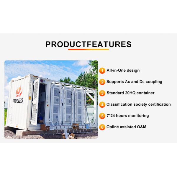 All In One Containerized Energy Storage System for Industrial Peak Shaving Modular LFP Battery