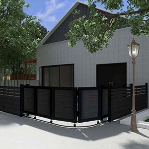 Composite WPC Gate Panel Cladding Outdoor Waterproof Environmentally Friendly