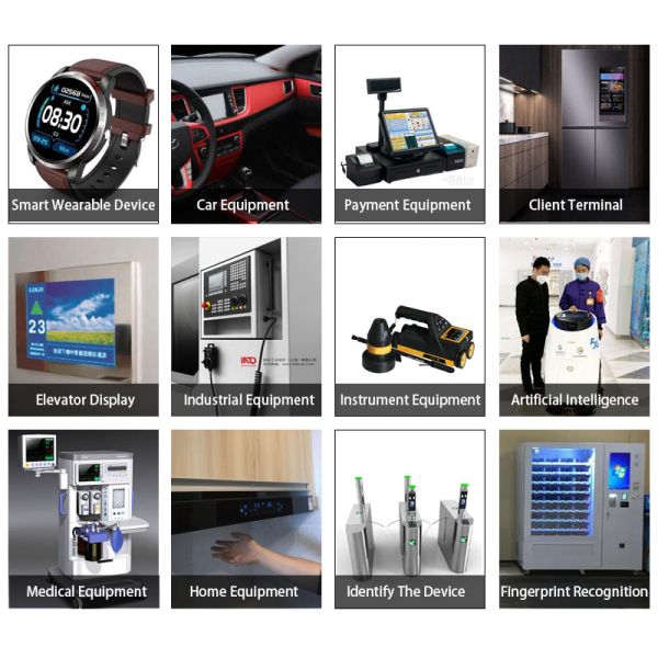 4.3inch Small LCD Touch Screen Module NT35510 TFT Driver IC
