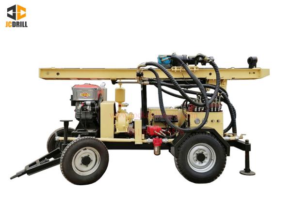 24kw Engine Power Dth Drilling Rig 2m Drill Pipe Water Well Drilling Rig