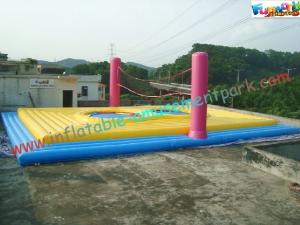 Wholesale Customized Inflatable Sports Games Funny Bossaball / Volleyball Court from china suppliers