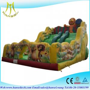 Wholesale Hansel Customized Inflatable Amusement Slide ,Inflatable Slides For Kids Bouncer Toy from china suppliers