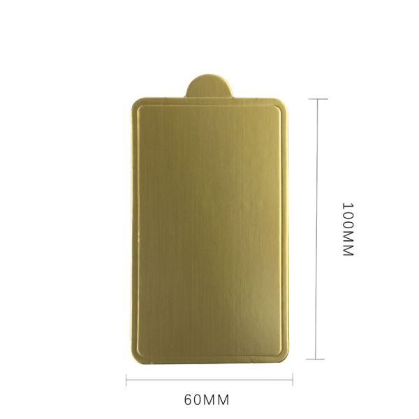 Disposable Gold Muffin Mini Mousse Cake Boards