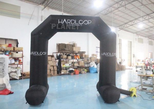 Oxford Mini Advertising Cartoon Inflatable Entrance Arch Outdoor Black