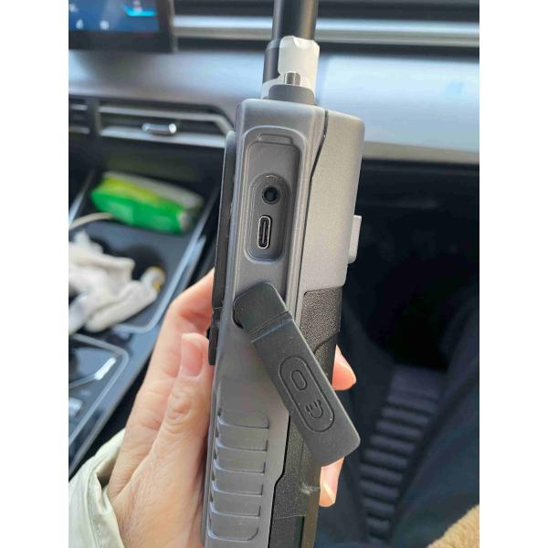 Advanced Portable Drone Detection and Wristband Information Receiving Terminal with Spectrum Sensing Technology