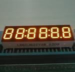 Ultra Bright Blue 6 Digit 7 Segment Led Display 0.32 Inch With Black Surface