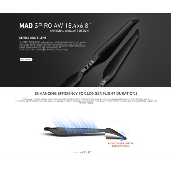 SPIRO AW 18.4x6.8 Inch Polymer Folding Propeller