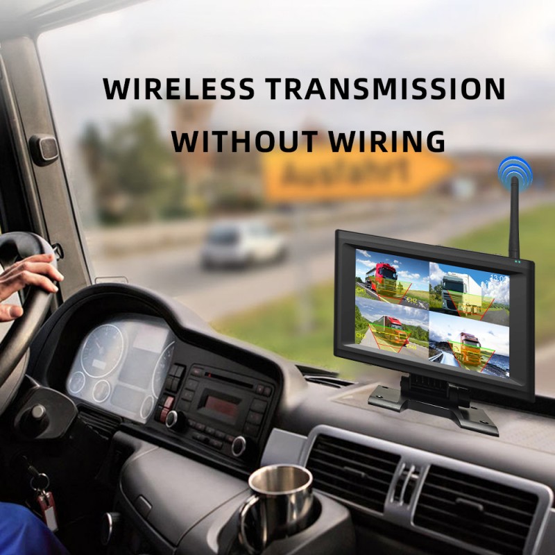 Solar Powered WiFi Backup Security System Waterproof CCD Image Sensor Dash Cam