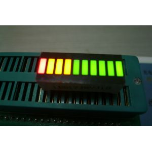 Pure Green 10 LED Light Bar 120MCD - 140MCD Luminous Intensity