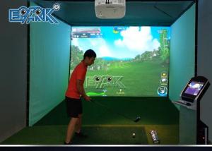 China Indoor Sport Golf Simulator Interactive Projection Screen Smart Golf By Projection on sale