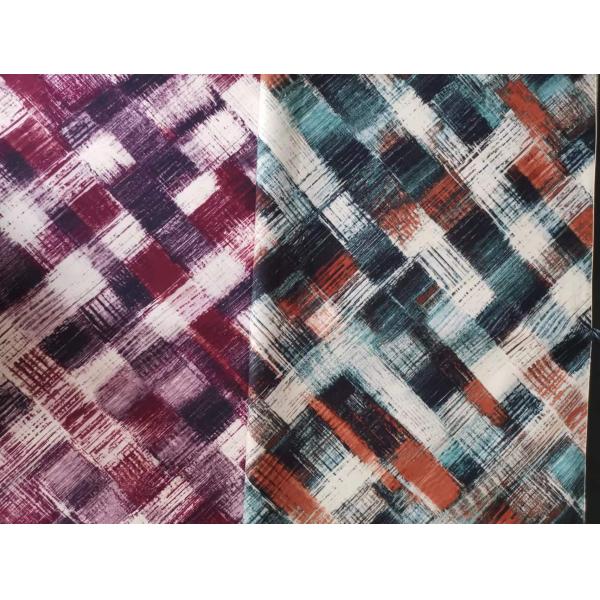 Custom Digital Print Floral Polyester Fabric Polyester Velvet Fabric