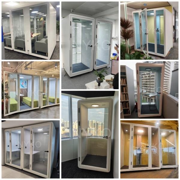 Fully Enclosed Modular Sleeping Pod with Adjustable LED Lighting and Integrated Ventilation