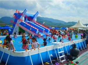 Wholesale outdoor swimming pool  above ground pool water slide  inflatable slide for inflatable pool from china suppliers