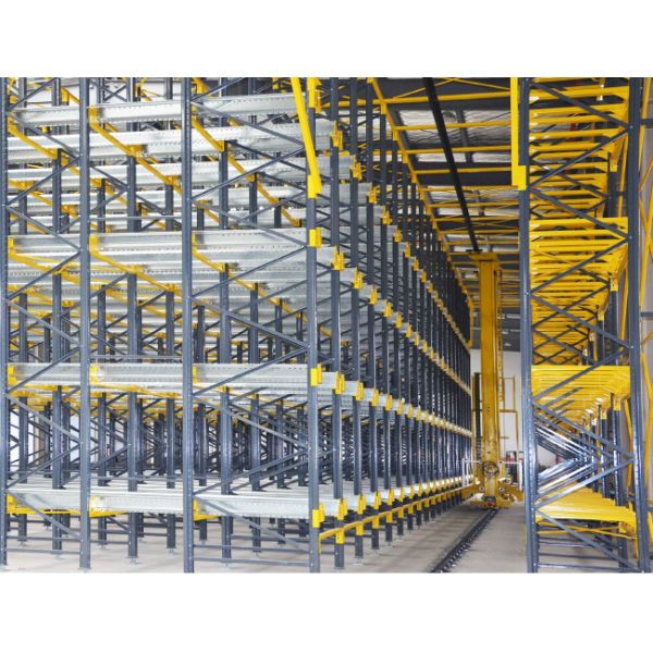 Two Way Radio Shuttle Racking and Stacker Crane Floor Supported SRM Storage And Retrieval Machine ASRS Automatic Storage And Retrieval System