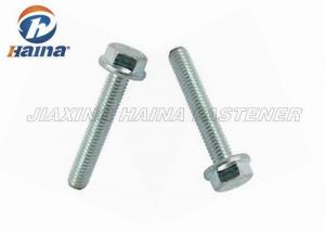 China M3 - M80 DIN 6921 Grade 4.8 Full Thread Hex Flange Bolts For Machinery on sale
