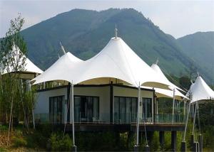 Wholesale Prefab 2 Bedroom White PVDF Waterproof Fabric House Tents from china suppliers